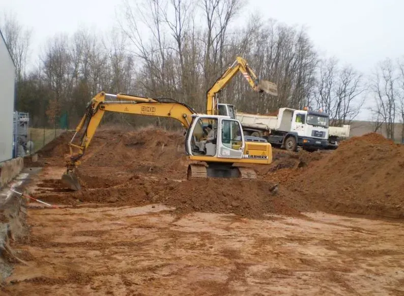 Terrassement à Schleithal